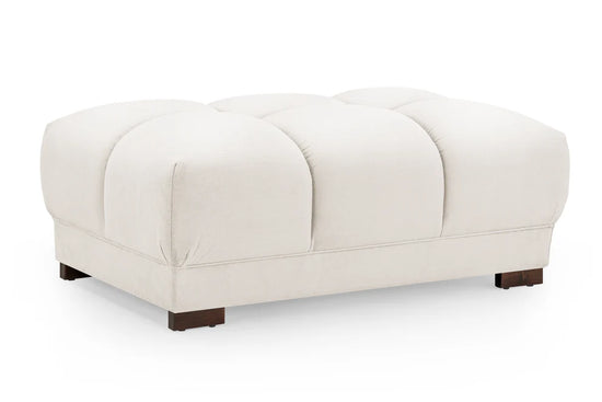Azzuro Sofa Cream Footstool – Versatile Comfort with Elegant Style