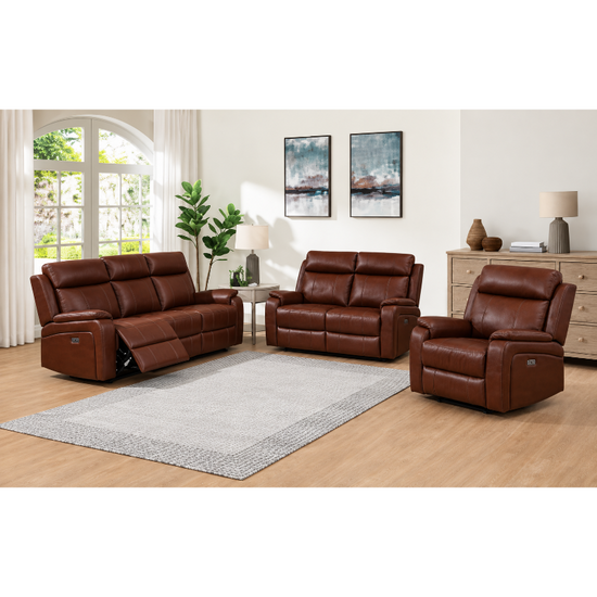 Banbury Tan Leather Armchair | Modern Leather Chair