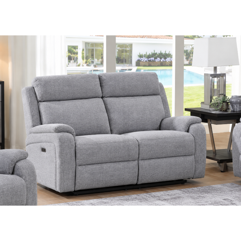 Banbury Silver Fabric 2 Seater Sofa | Modern Fabric Sofa