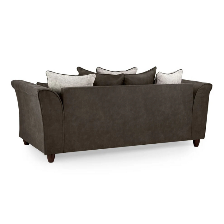 Bella Grey 3 Seater Sofa – Modern Space-Saving Design with Soft-Touch Fabric