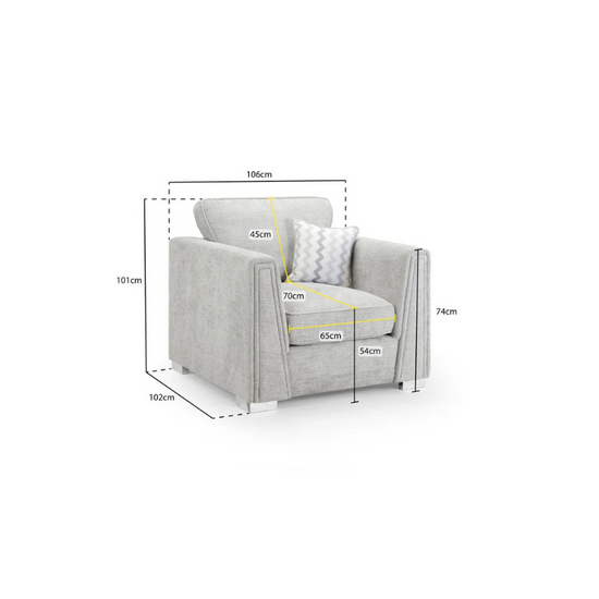 Cony Sofa Grey Armchair
