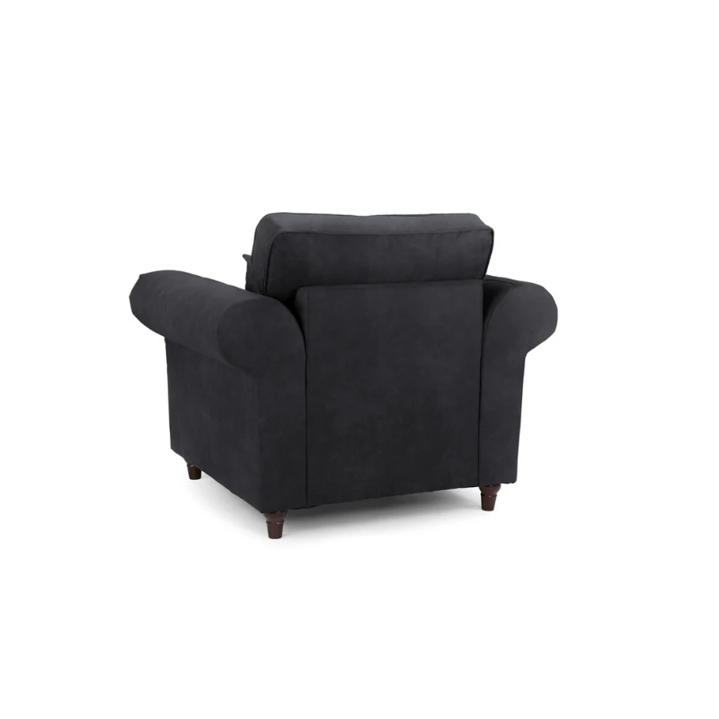 Oakland Sofa Charcoal Armchair – Classic Comfort with Timeless Style