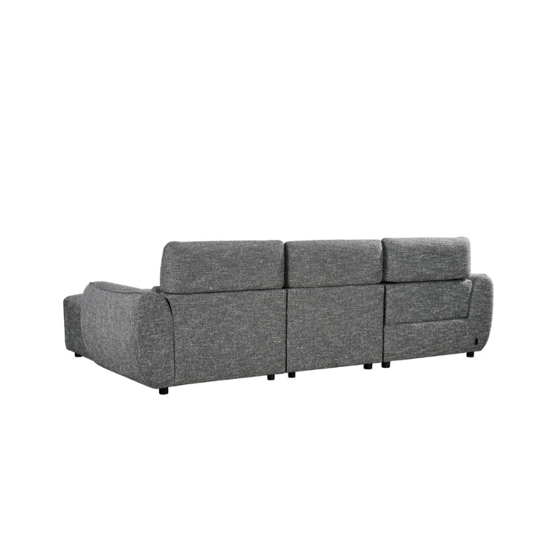 Turin Electric Recliner Sofa Charcoal Left Hand – Luxurious Comfort with Effortless Reclining