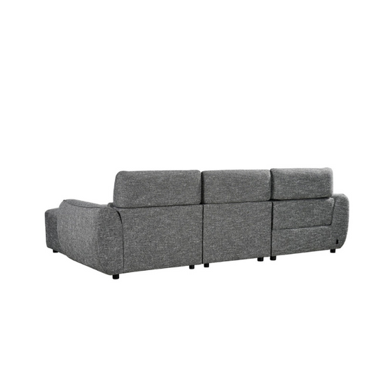 Turin Electric Recliner Sofa Charcoal Left Hand – Luxurious Comfort with Effortless Reclining