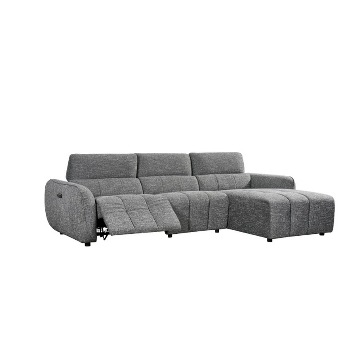Turin Electric Recliner Sofa Charcoal Right Hand – Contemporary Luxury with Effortless Reclining
