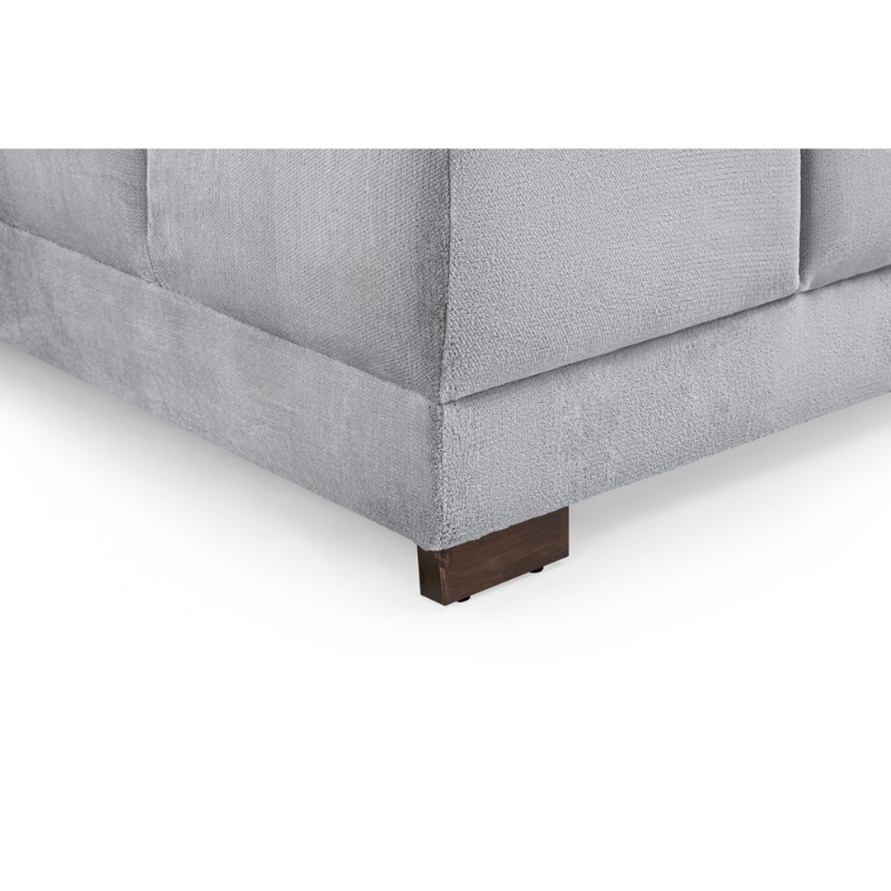 Azzuro Sofa Grey Footstool – Stylish Comfort and Versatile Use