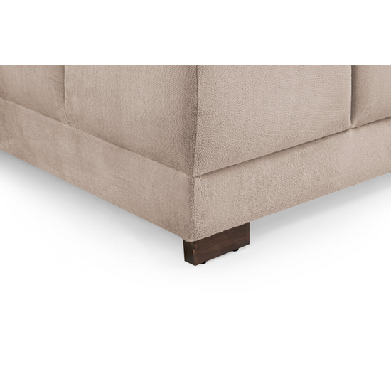 Azzuro Sofa Mocha Footstool – Versatile Comfort with Warm Style