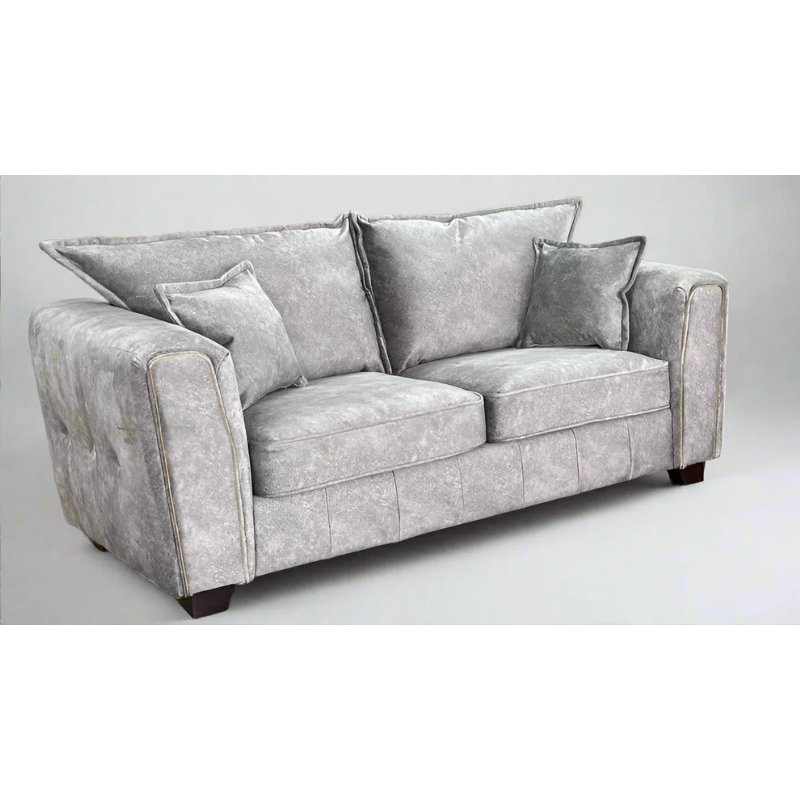 Serena 2 Seater Sofa – Grey | Compact & Stylish Sofa for Modern Living Rooms