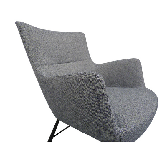 Lawson Armchair – Herringbone | Classic Patterned Accent Chair for Stylish Interiors