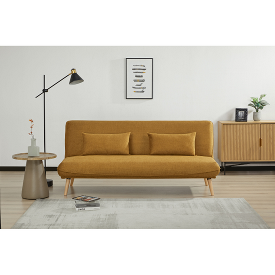 Arga Pumpkin Sofa Bed | Modern Fabric Sofa Bed for Small Spaces & Guests