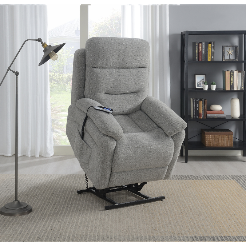 Arianna Light Grey Lift & Rise Chair | Comfortable Electric Recliner Chair