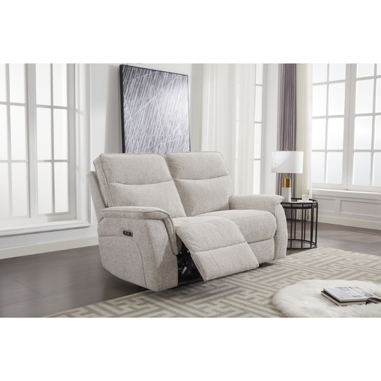 Barrington Beige 2 Seater Power Sofa | Electric Reclining Modern Sofa
