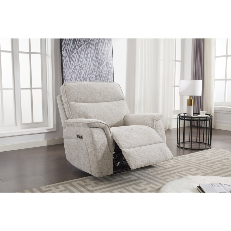 Barrington Beige Power Recliner Chair | Electric Comfort Chair