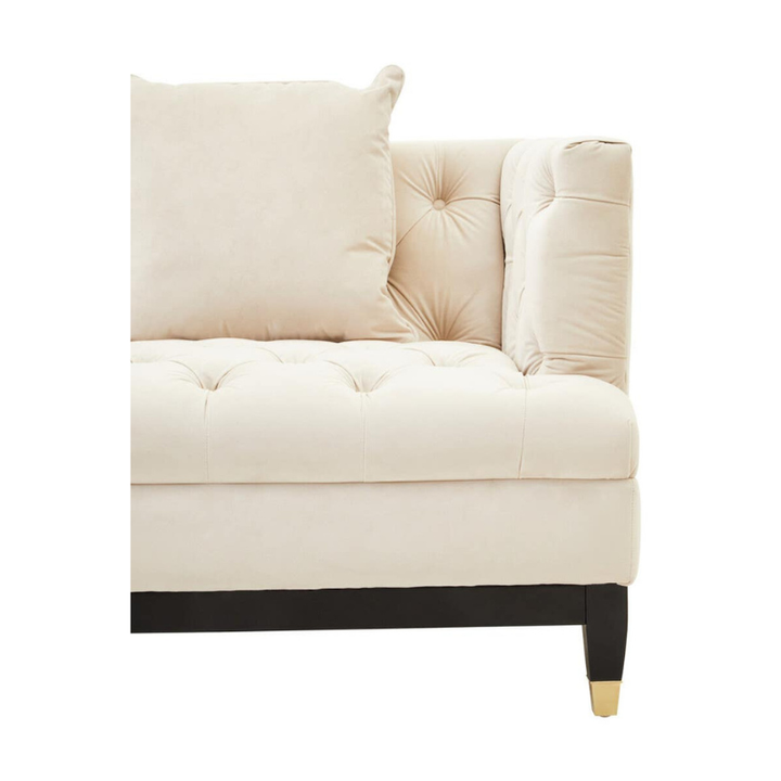 Sefira 2 Seat Ivory Fabric Sofa – Modern Elegance & Everyday Comfort | Luxe Living Furniture