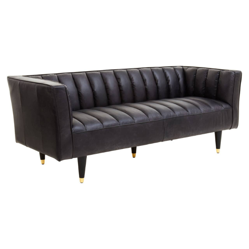 King Three Seater Sofa with Flared Arms – Elegant Design & Superior Comfort | Luxe Living Furniture
