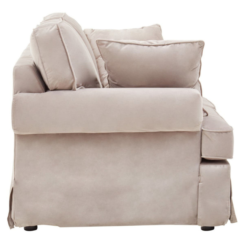 Ralph Two Seat Mink Velvet Sofa – Modern Elegance & Plush Comfort | Luxe Living Furniture