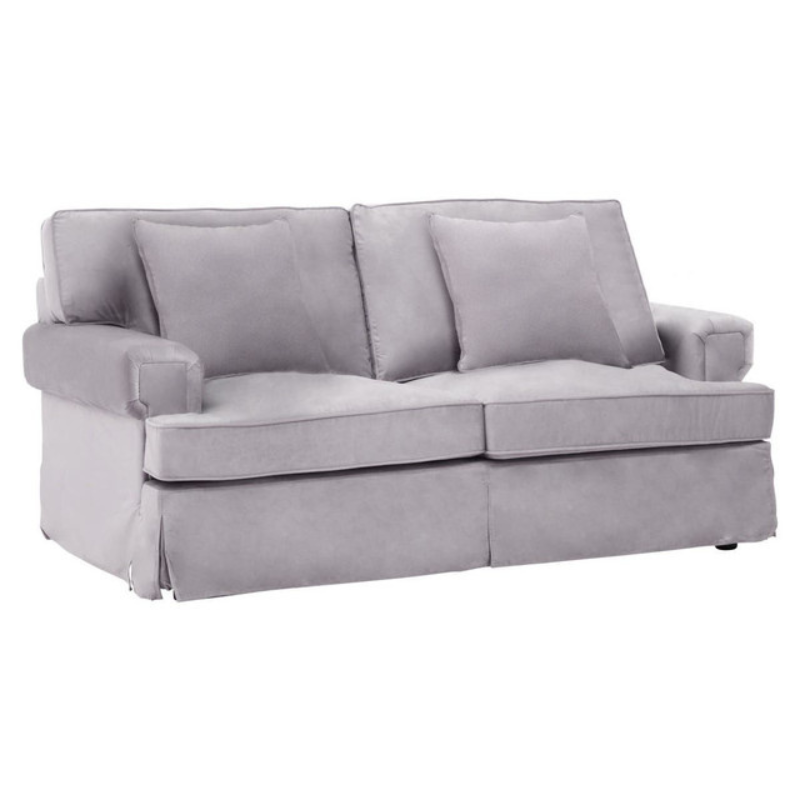 Ralph Two Seat Grey Velvet Sofa – Modern Elegance & Luxurious Comfort | Luxe Living Furniture