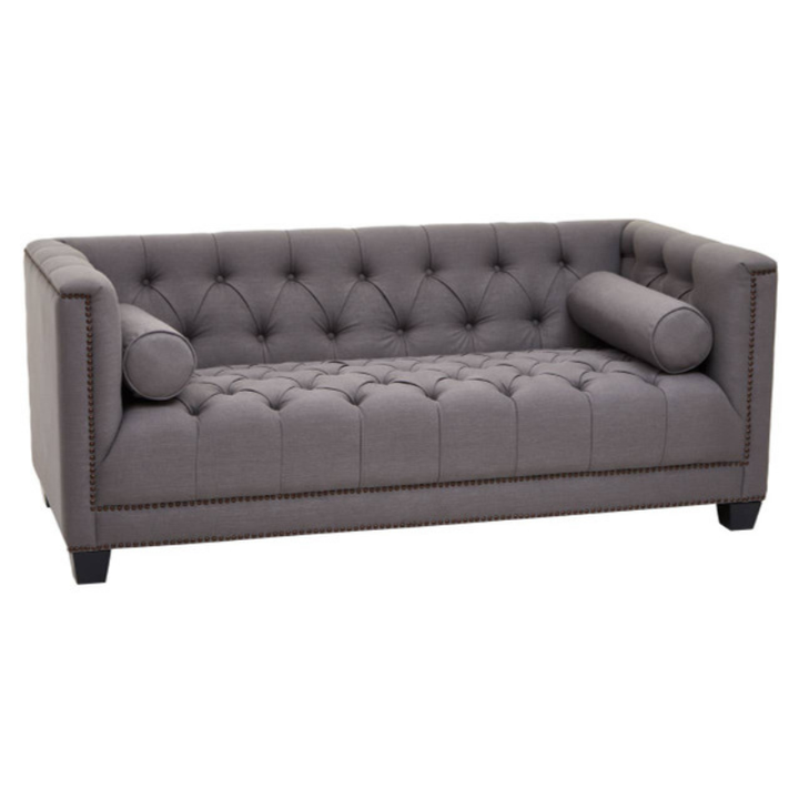 Surina 2 Seat Grey Fabric Sofa – Modern Design & Luxurious Everyday Comfort | Luxe Living Furniture