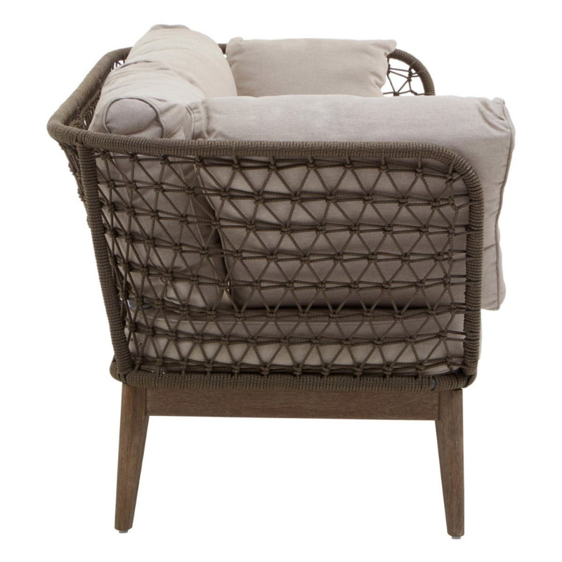 Opus Three Seat Bronze and Charcoal Sofa – Modern Luxury & Stylish Design