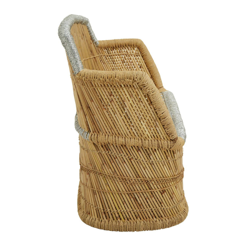 Rowan Two Seater Natural and Silver Sofa – Modern Elegance & Stylish Comfort