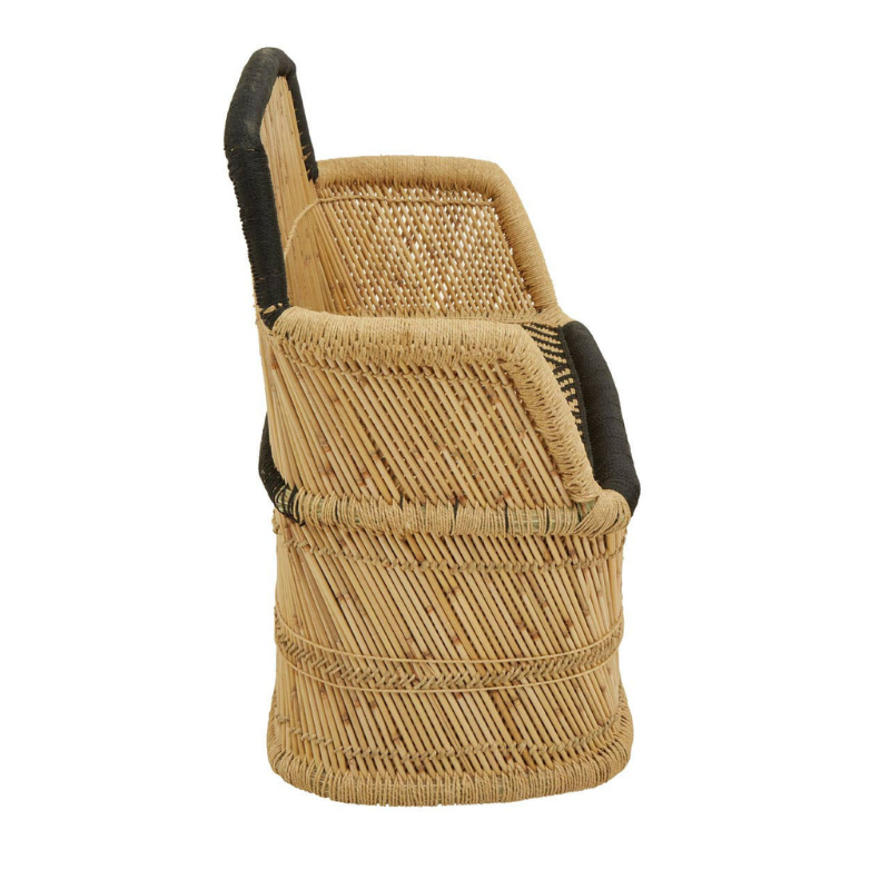 Rowan Two Seater Natural and Black Sofa – Modern Comfort & Stylish Design