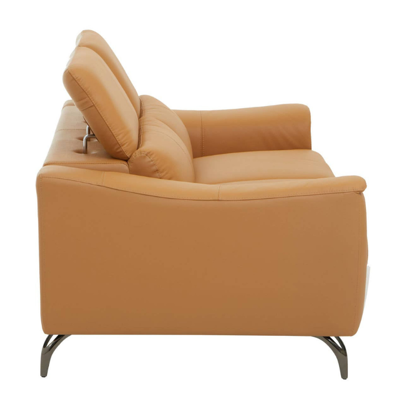 Padua 2 Seater Camel Leather Sofa – Modern Comfort & Luxurious Design