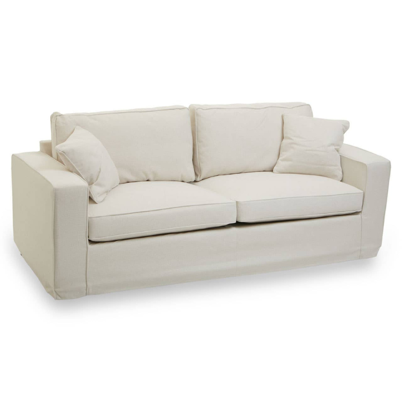 Valensole 3 Seat Cream Fabric Sofa – Modern Comfort & Elegant Design