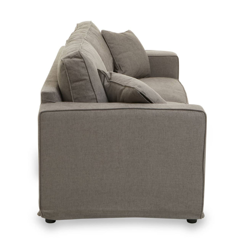 Valensole 3 Seat Grey Fabric Sofa – Modern Elegance & Everyday Comfort