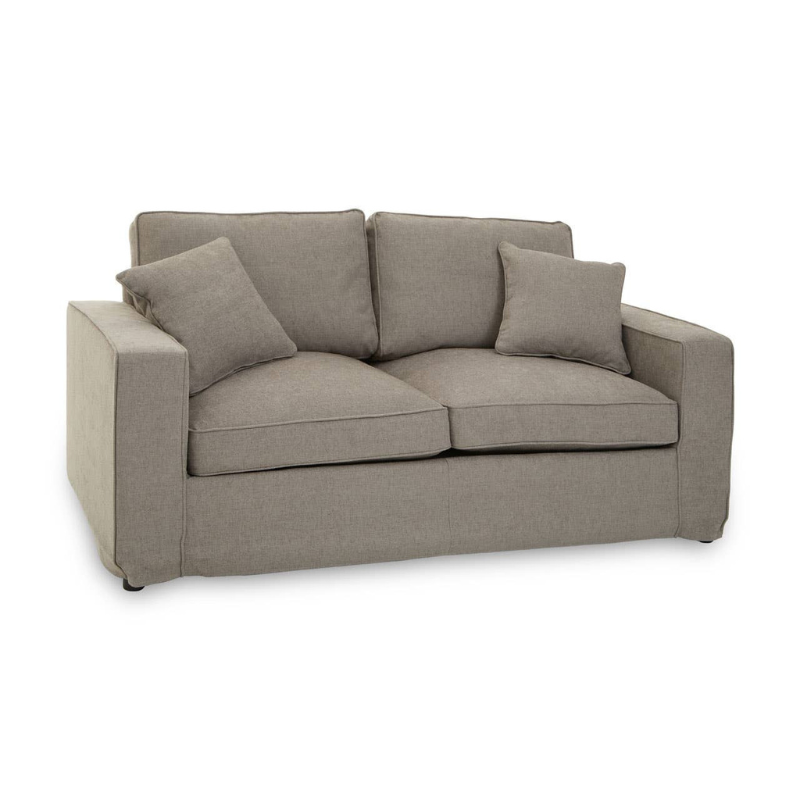 Valensole 2 Seat Grey Fabric Sofa – Modern Comfort & Stylish Design