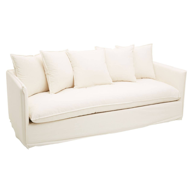 Antibes 3 Seat Cream Sofa – Modern Comfort & Elegant Design