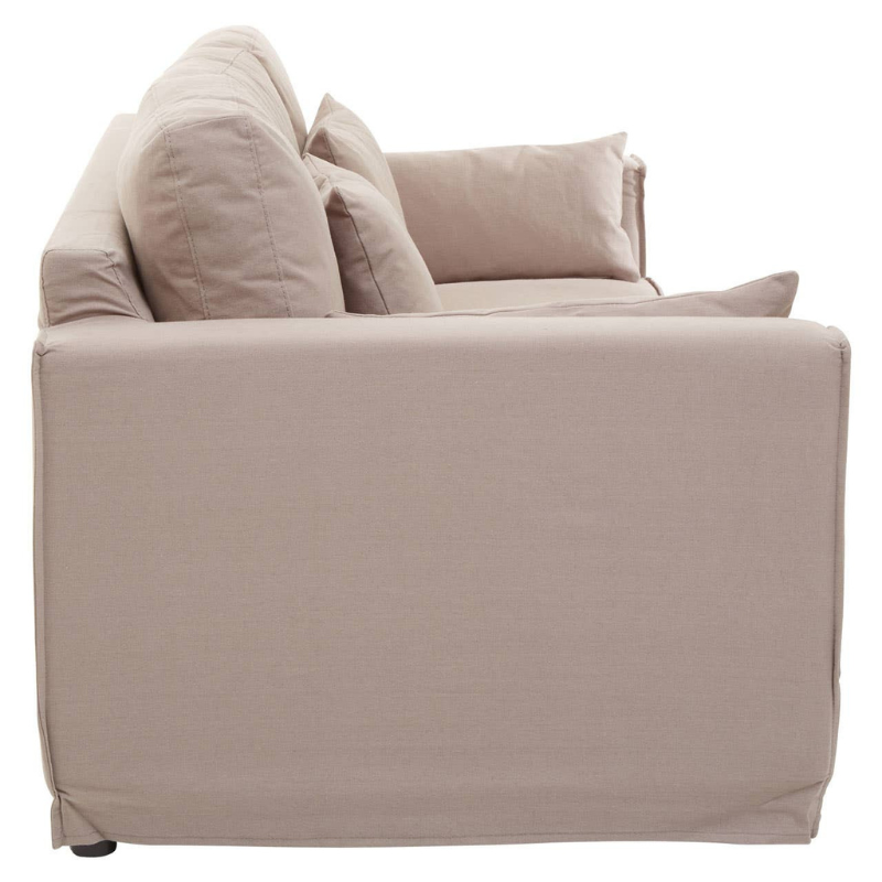 Menton 3 Seat Grey Fabric Sofa – Modern Comfort & Stylish Design
