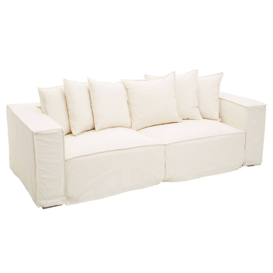 Marseille 3 Seat Cream Sofa – Modern Elegance & Luxurious Comfort