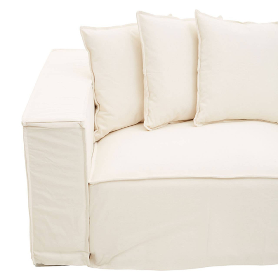 Marseille 3 Seat Cream Sofa – Modern Elegance & Luxurious Comfort