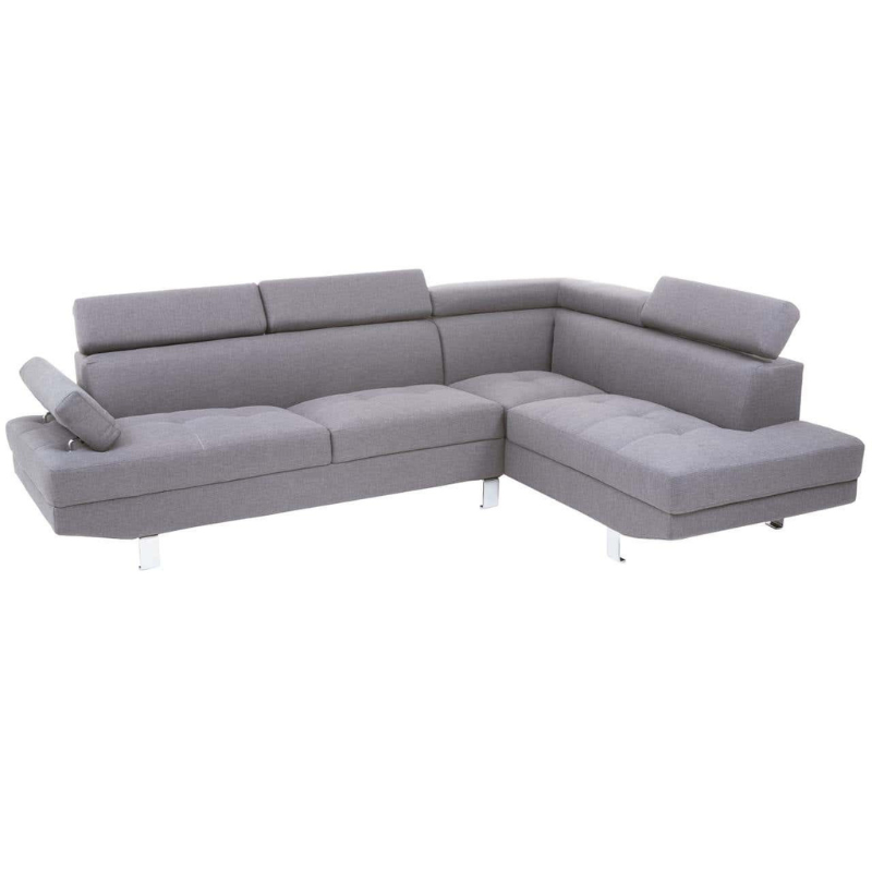 Hanover Grey Linen Corner Sofa – Modern Comfort & Timeless Design