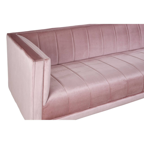 Otylia 3 Seat Pink Sofa – Contemporary Elegance & Cozy Comfort
