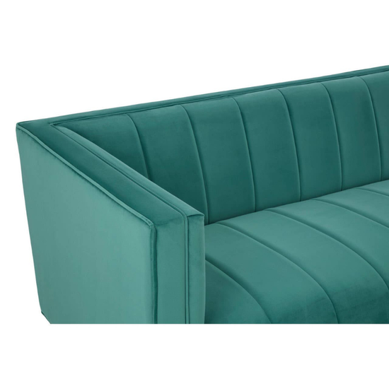 Otylia 3 Seat Green Sofa – Modern Style & Luxurious Comfort