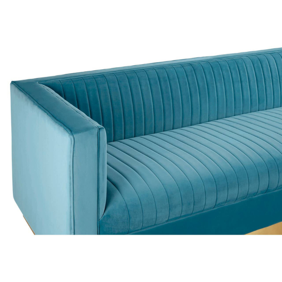 Opal 3 Seat Light Blue Sofa – Contemporary Comfort & Elegant Design