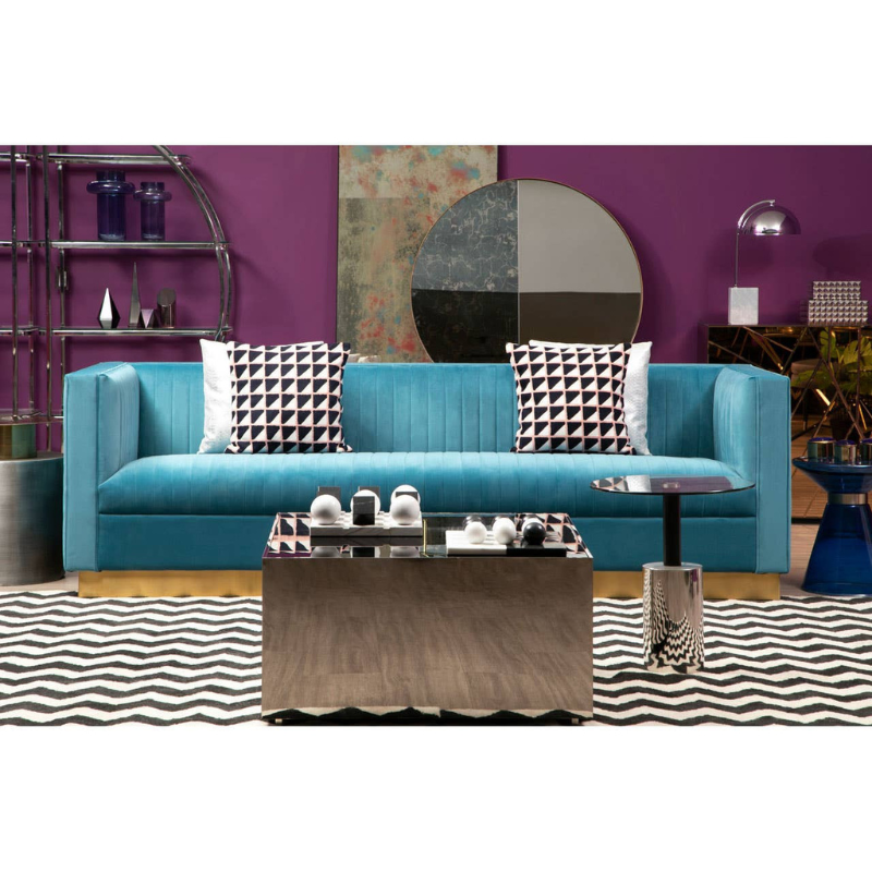 Opal 3 Seat Light Blue Sofa – Contemporary Comfort & Elegant Design