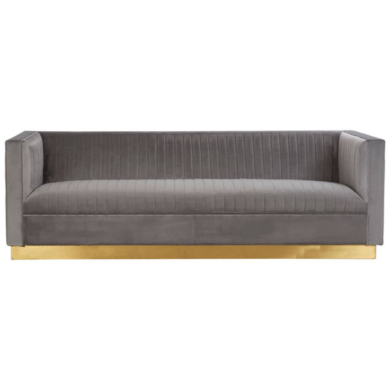 Opal 3 Seat Grey Sofa – Contemporary Style & Everyday Comfort