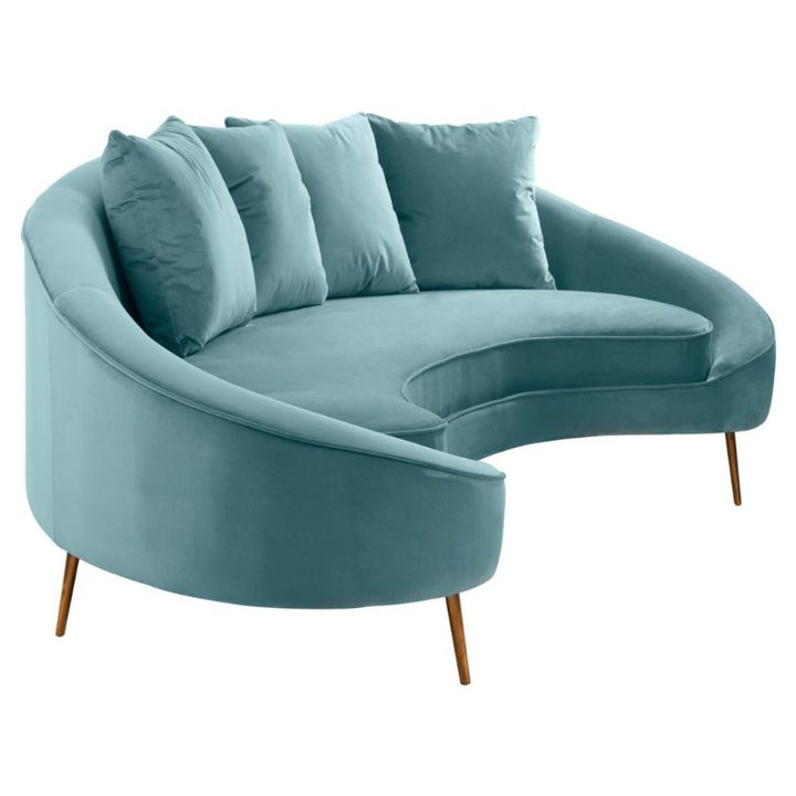 Osdin 4 Seat Light Turquoise Sofa – Modern Luxury & Spacious Comfort