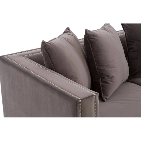 Sofia 2 Seat Viola Brown Sofa – Modern Comfort & Elegant Design