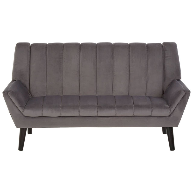 Savina 2 Seat Grey Sofa – Modern Comfort & Sleek Design