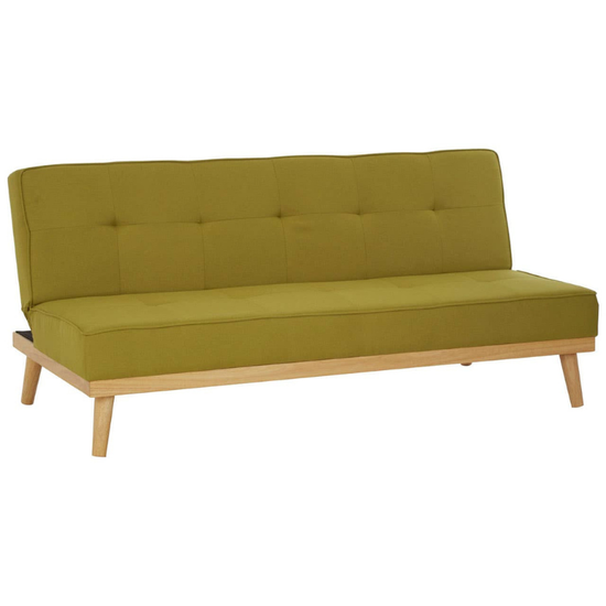 Stockholm 3 Seat Green Sofa Bed – Stylish Comfort & Functional Design
