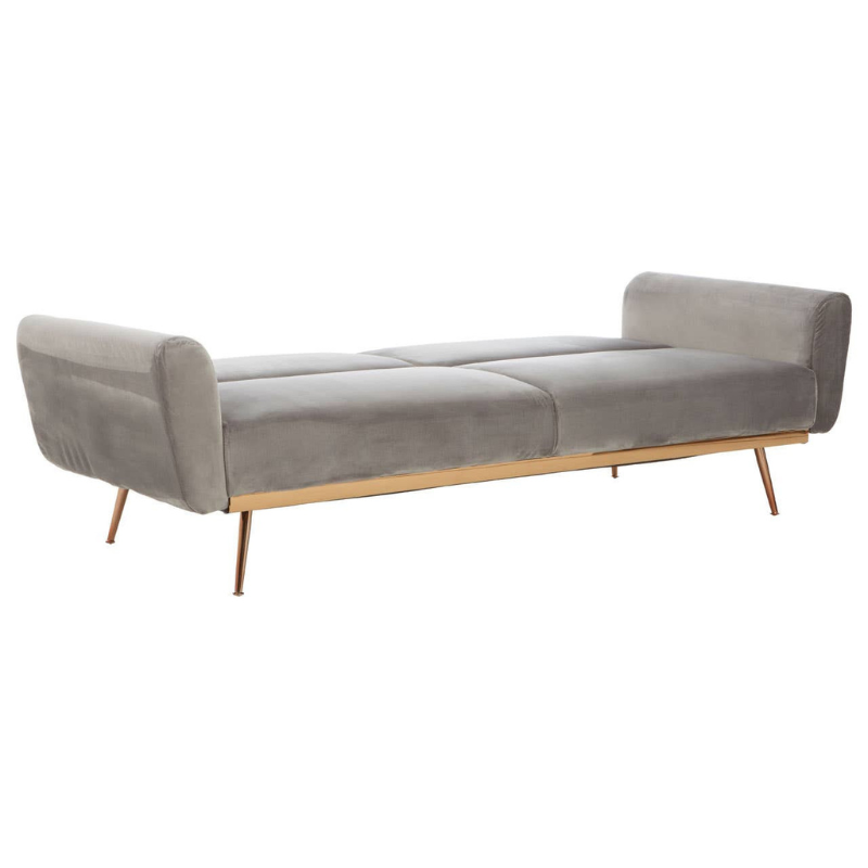 Hatton Grey Velvet Sofa Bed – Modern Elegance & Functional Comfort