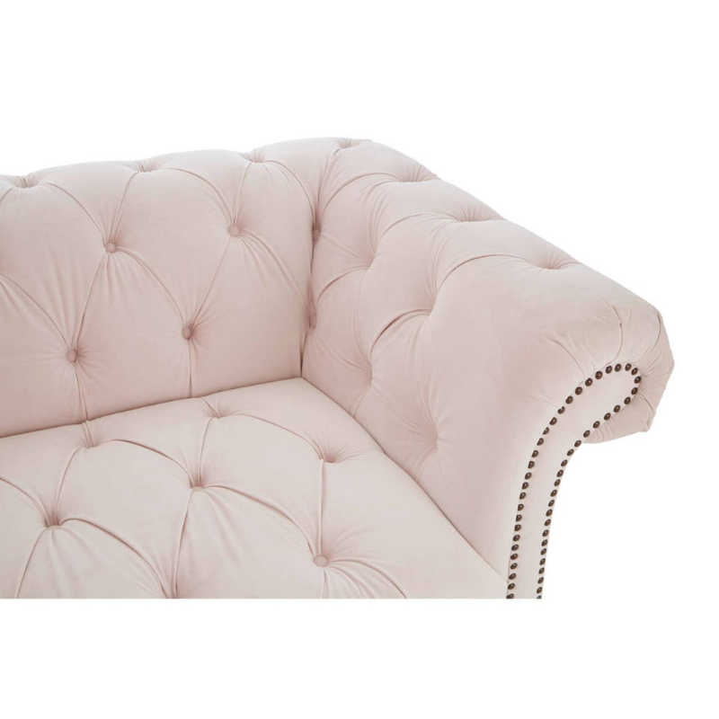 Suri 3 Seat Blossom Fabric Chesterfield Sofa – Classic Charm & Modern Comfort