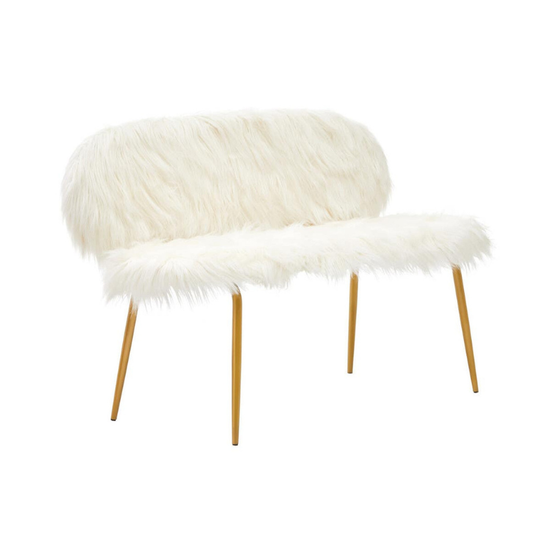 Sienna Sofa with Gold Finish Legs – Chic Style & Comfortable Seating