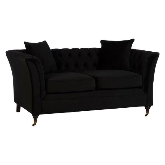 Sabrina 2 Seat Onyx Sofa – Sleek Design & Comfortable Seating