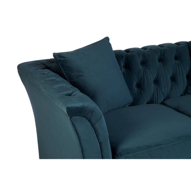 Sabrina 2 Seat Midnight Velvet Sofa – Elegant Design & Plush Comfort