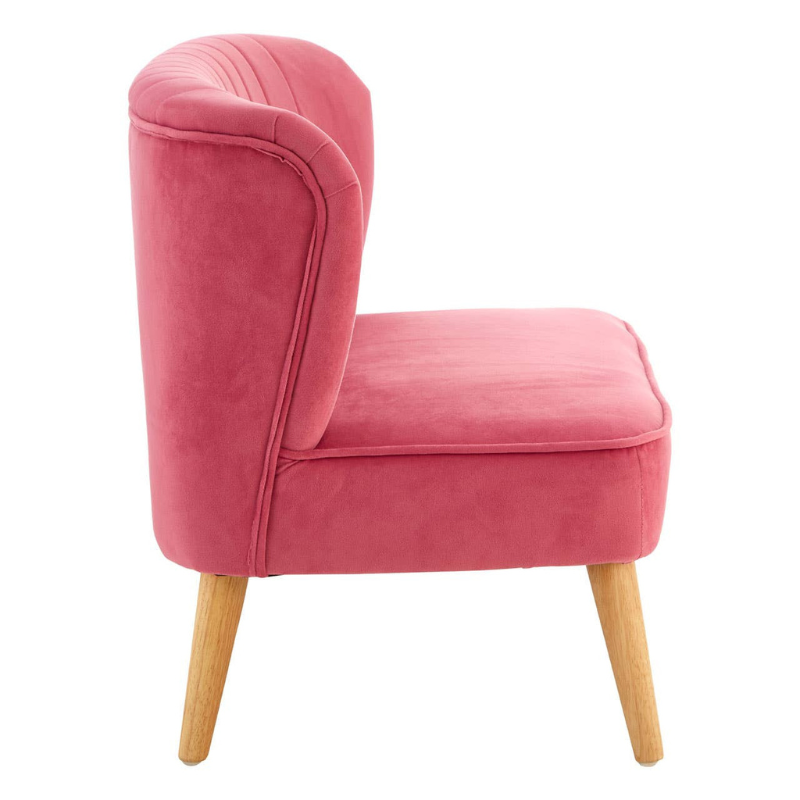 Mia 2 Seat Pink Velvet Kids Sofa – Fun Style & Comfortable Seating