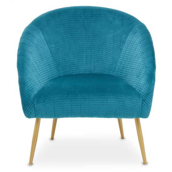 Tania Blue Occasional Chair – Contemporary Design with a Stylish Pop of Colour